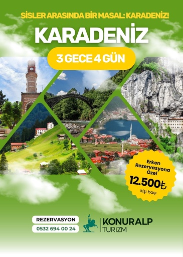Karadeniz Turu (3 Gece / 4 Gün)